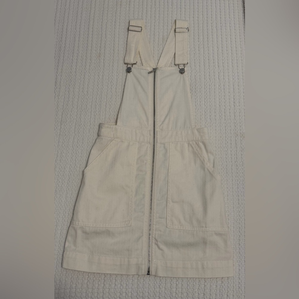 Forever 21 Cream Overall Dress